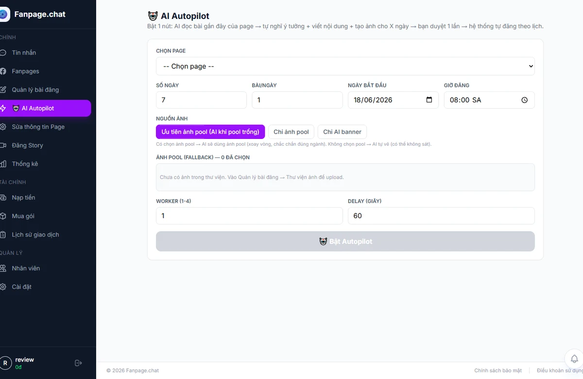 Cấu hình AI multi-provider: Gemini, OpenAI, Claude cho từng loại nội dung